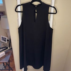 Black Everly Halter Dress
